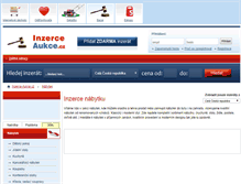 Tablet Screenshot of nabytek.inzerce-aukce.cz
