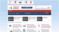 Desktop Screenshot of inzerce-aukce.cz