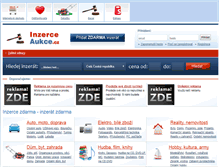 Tablet Screenshot of inzerce-aukce.cz