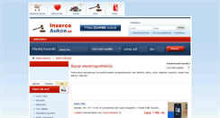 Desktop Screenshot of elektro-bile-zbozi.inzerce-aukce.cz