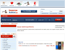 Tablet Screenshot of elektro-bile-zbozi.inzerce-aukce.cz